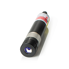 Laser Module, Elliptical Dot Beam. Adjustable Focus. 639nm,  10mW. RS232. Analog
